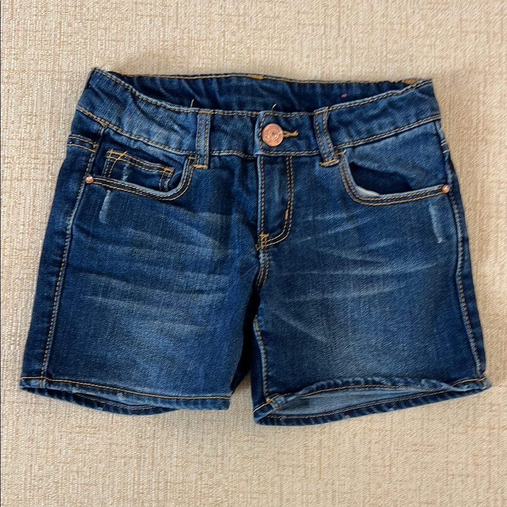 Zara Kids Dark Blue Denim Shorts